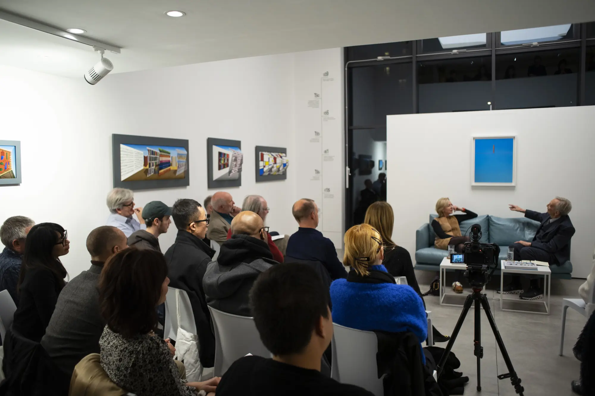 The conversation between Hughes and Millard certainly kept the audience captivated