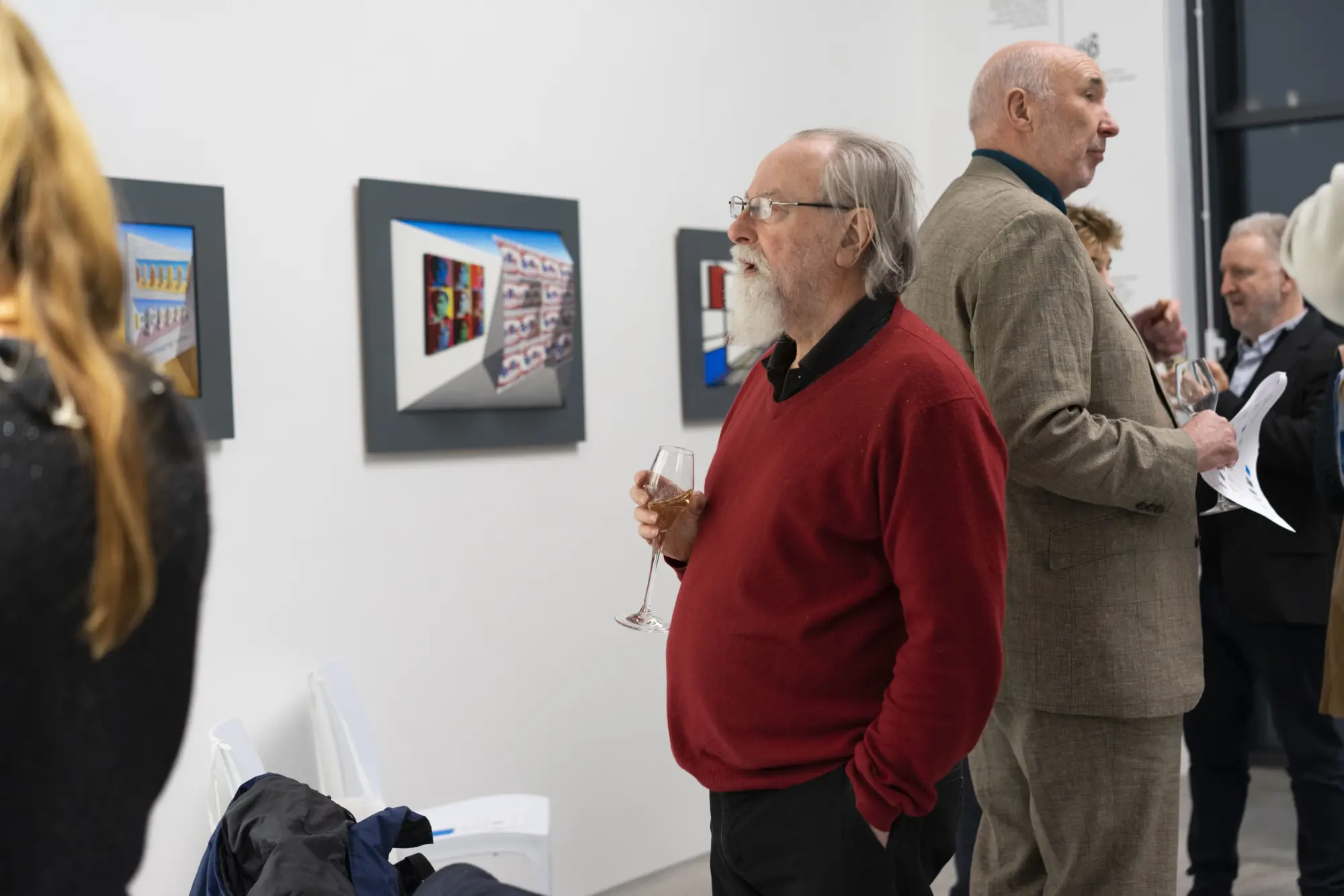 Guests had the chance to experience the Perspective Paradox and speak to the artist himself.