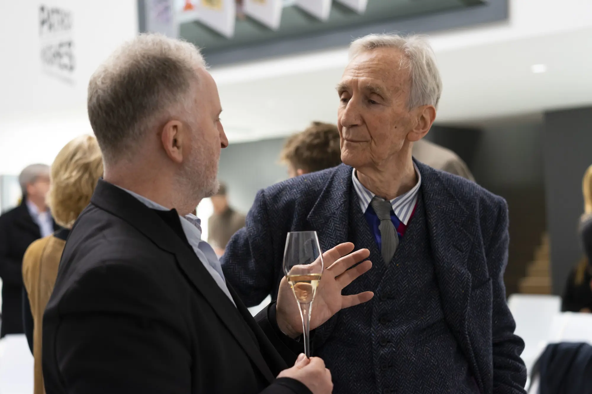 Guests had the chance to experience the Perspective Paradox and speak to the artist himself.