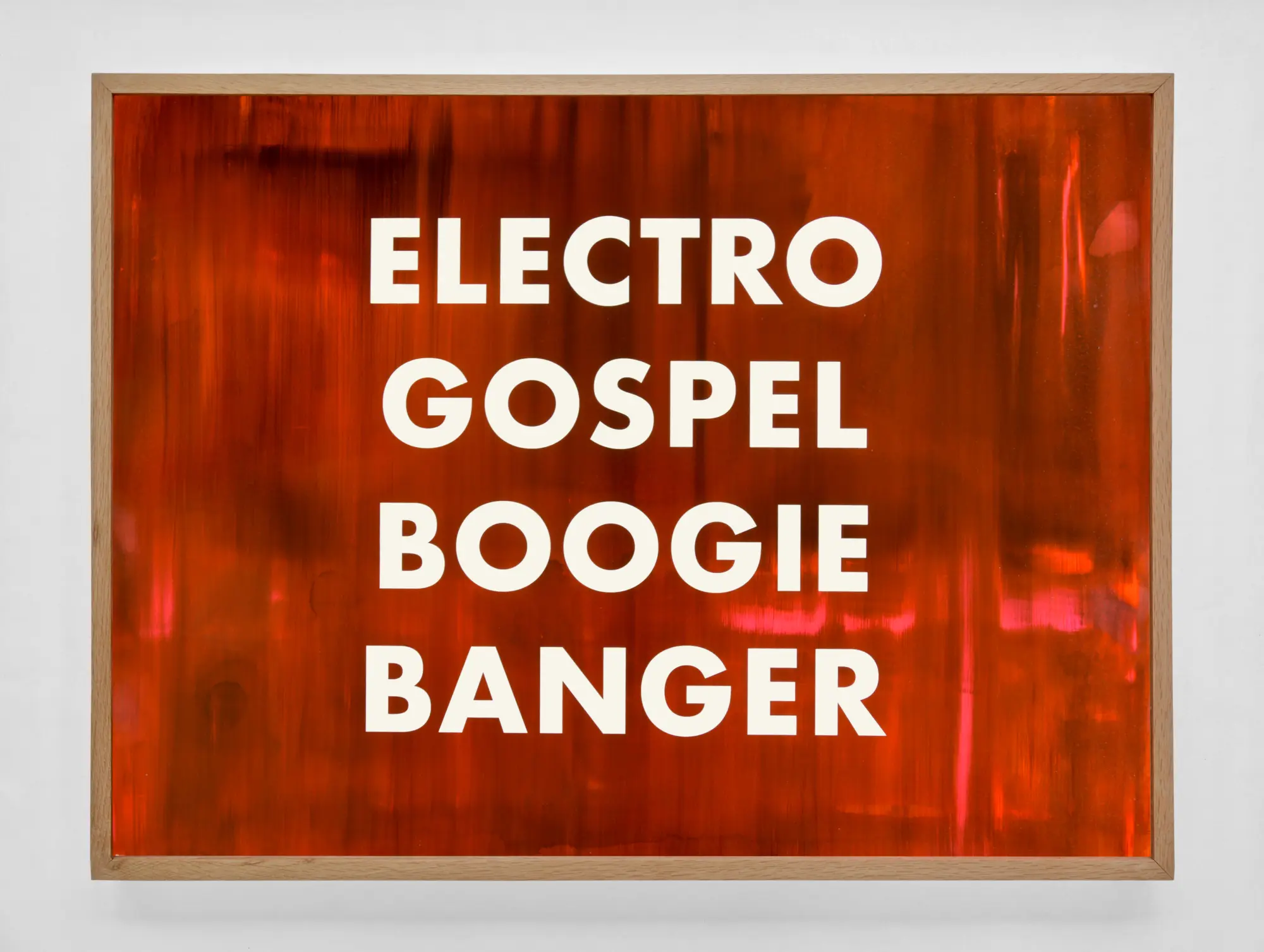 BOOGIE BANGER by Tim Fishlock, ink, acrylic gouache, screen print and lacquer on paper, 2021.