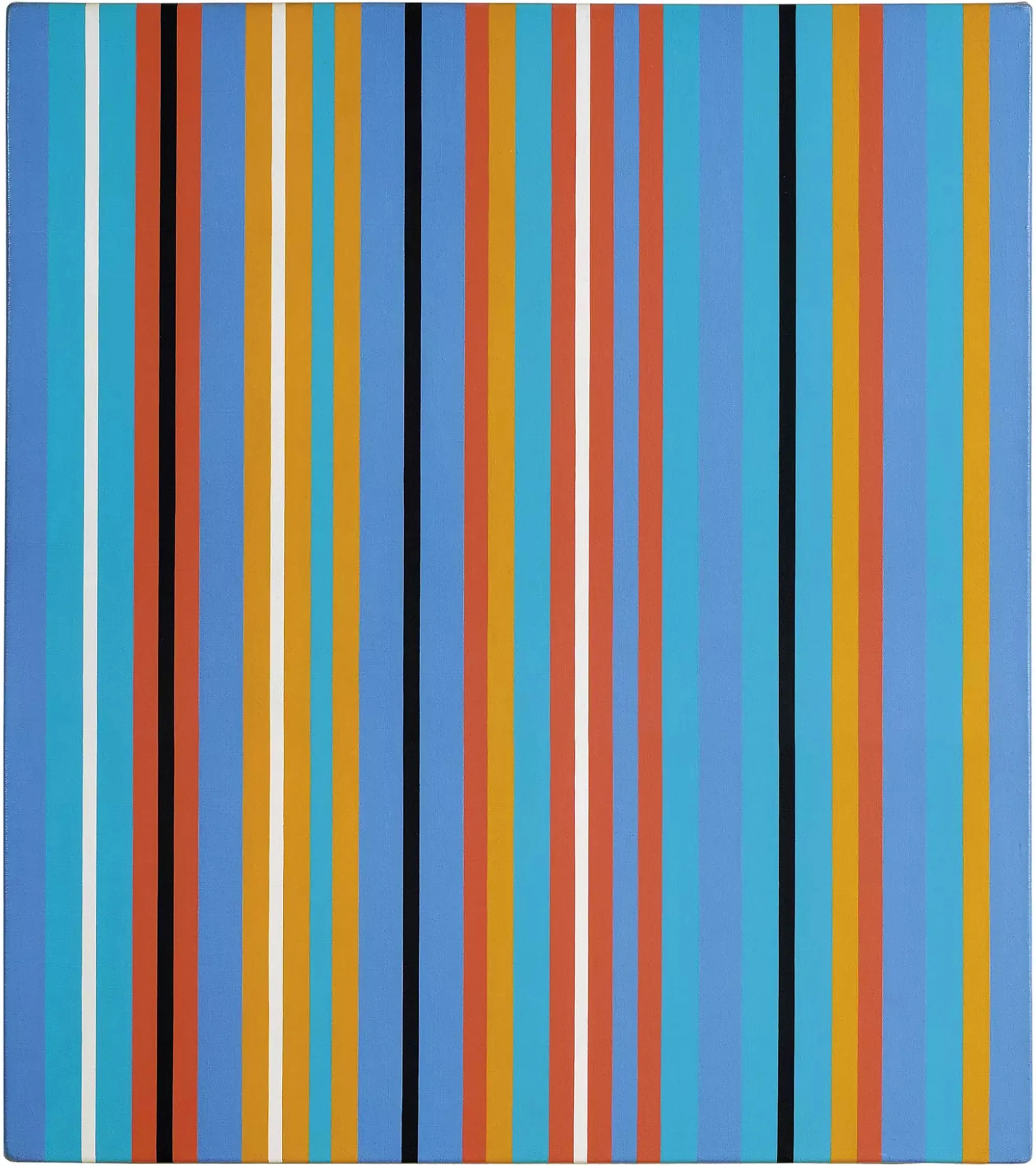 Bridget Riley, Ka 4, 1980, oil on canvas