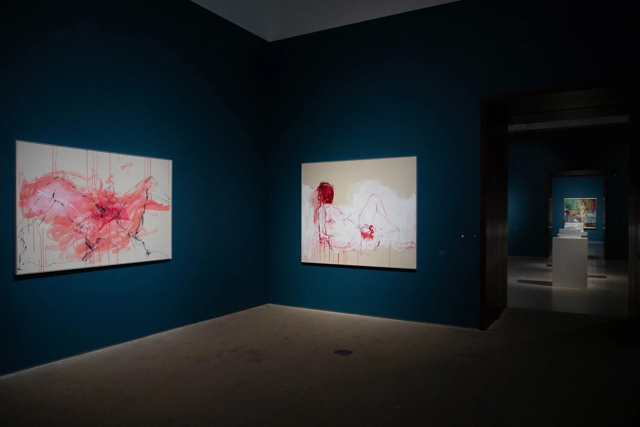 Installation shot of 'The Loneliness Of The Soul' at the Royal Academy.