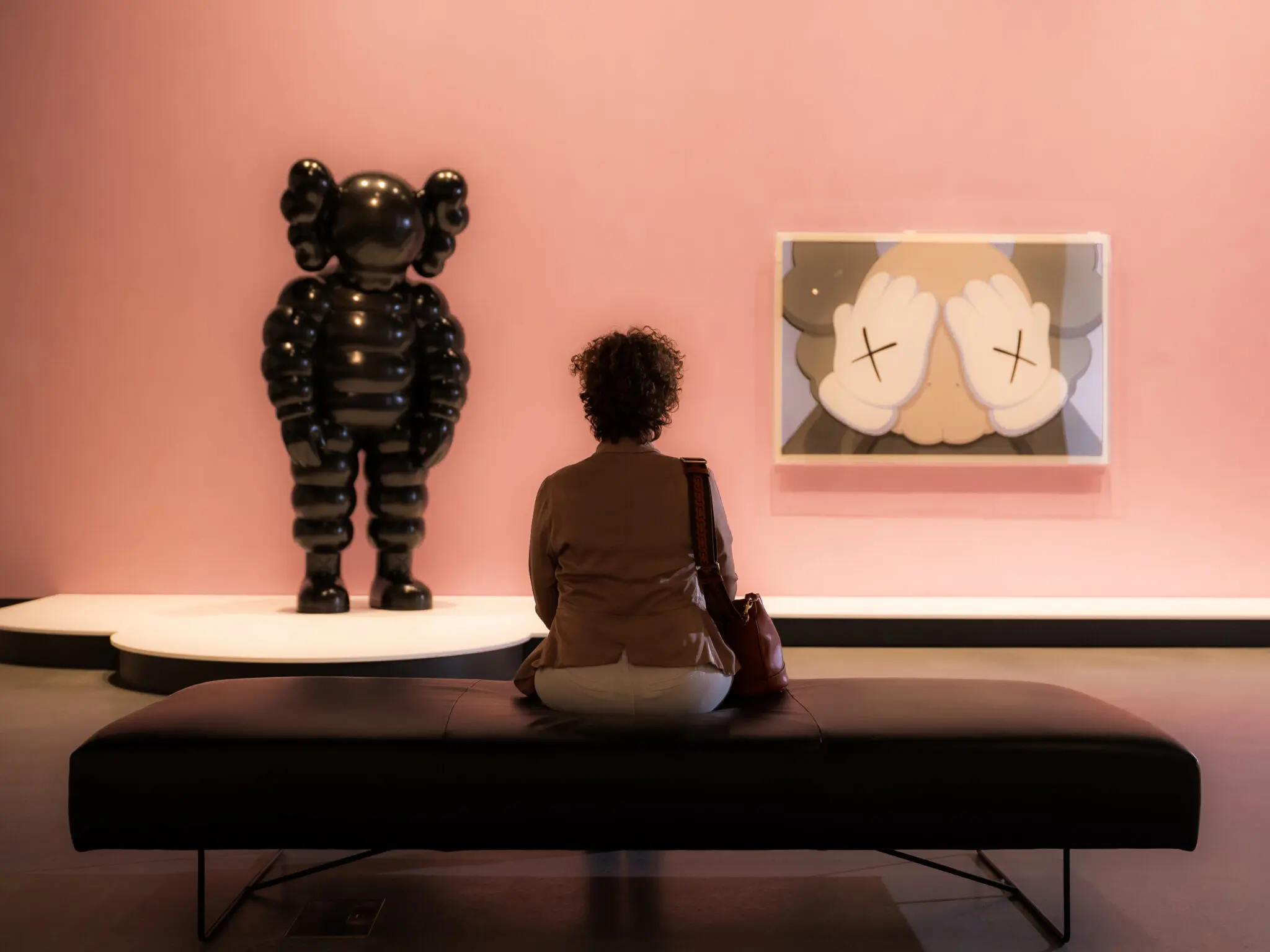 Installation shot of Pop Masters: Art from the Mugrabi Collection at Home of the Arts, Australia.