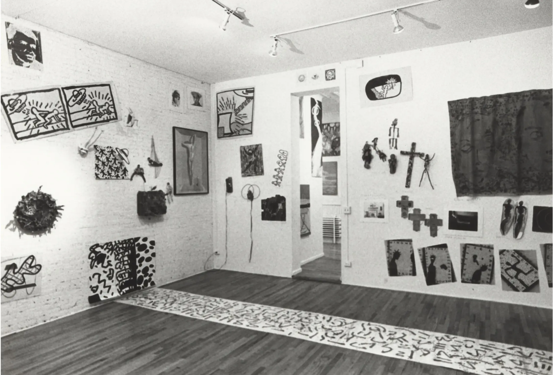 Exhibition view of the New York/New Wave show at the PS. 1, 1981.