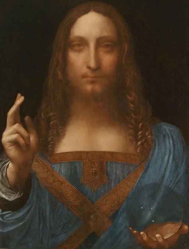 Leonardo da Vinci, Salvator Mundi, circa 1500.