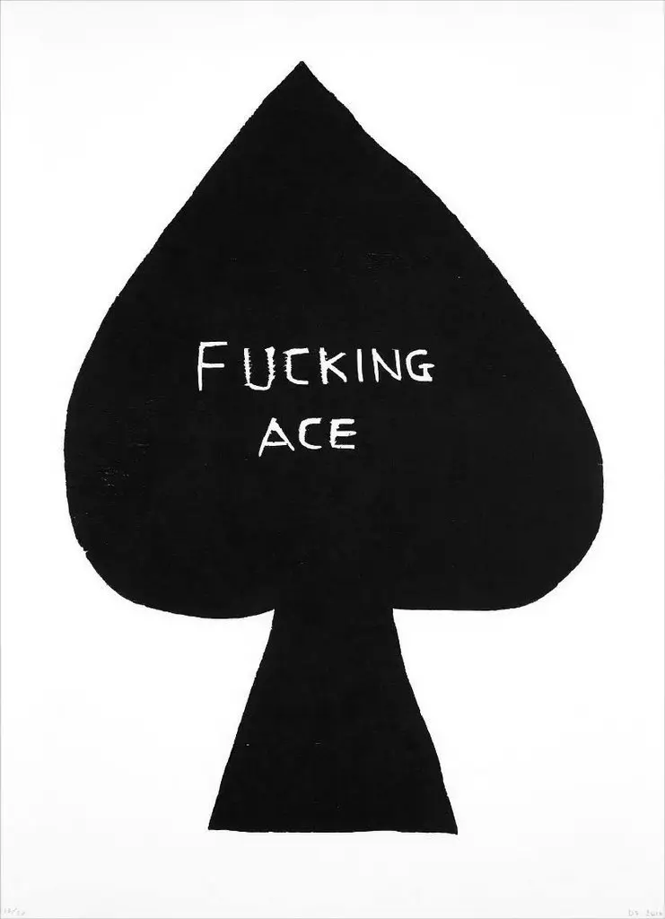 Fucking Ace, woodcut, 2016