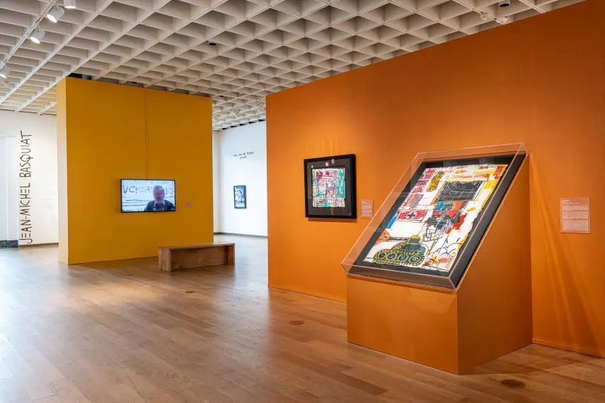 Installation view, Heroes and Monsters: Jean-Michel Basquiat.