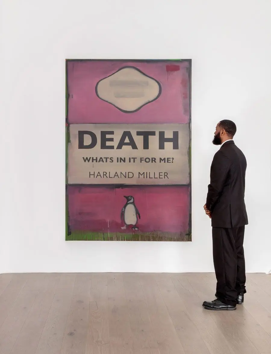 Death, What's In It for Me? by Harland Miller