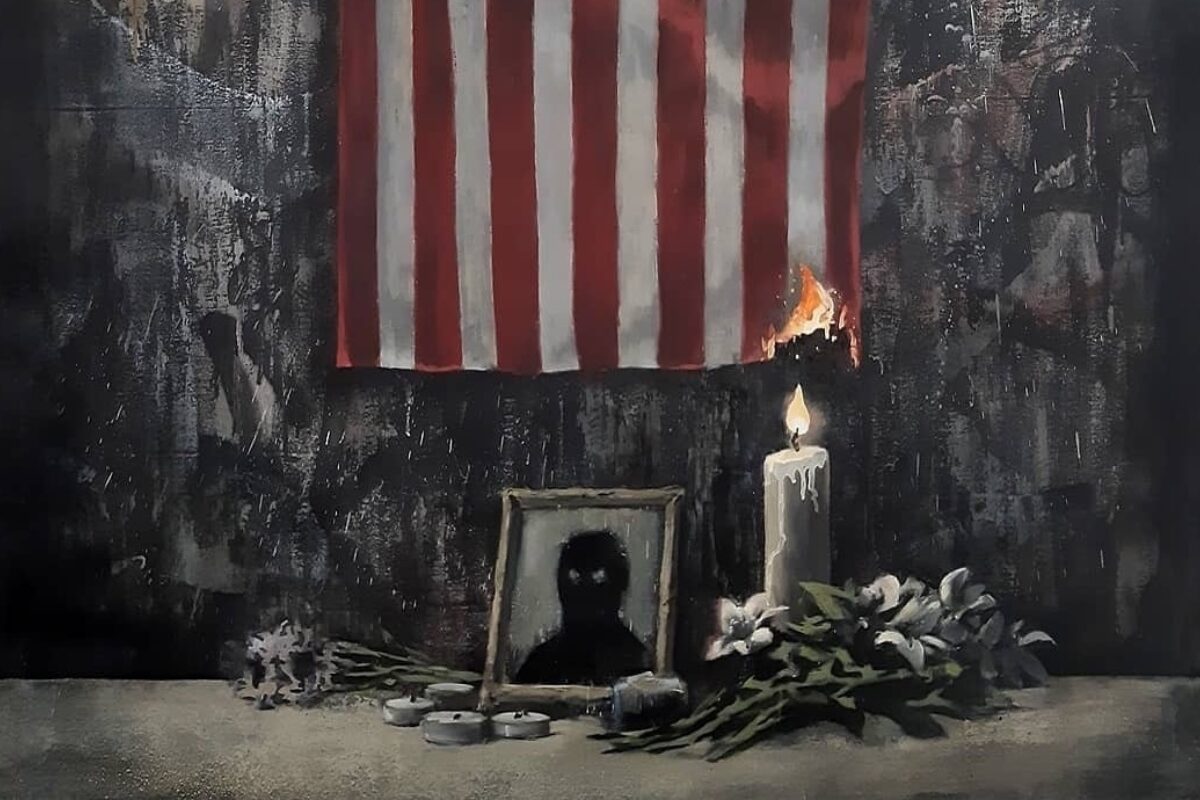 Banksy's Latest Work In Support of Black Lives Matter