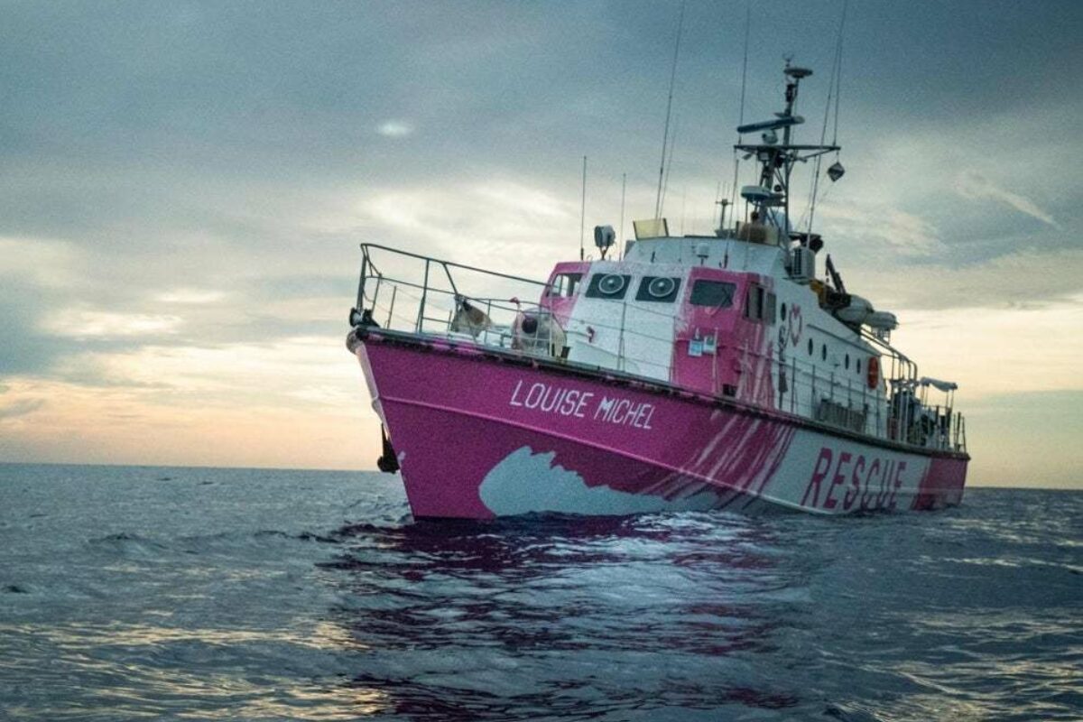 Banksy Funds Refugee Rescue Mission in the Mediterranean