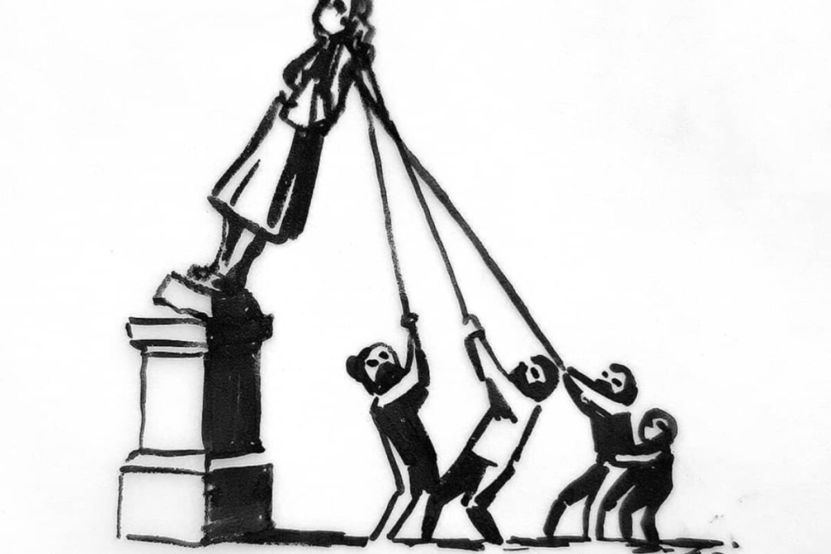 Banksy Proposes a Replacement for Bristol's Colston Statue in Latest Work