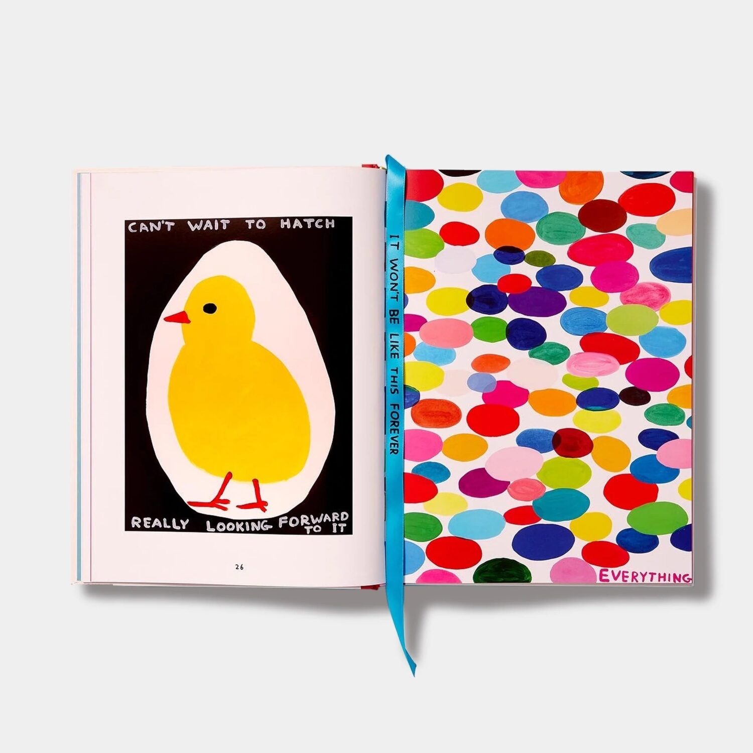 Pages of David Shrigley's Get Your Shit Together book