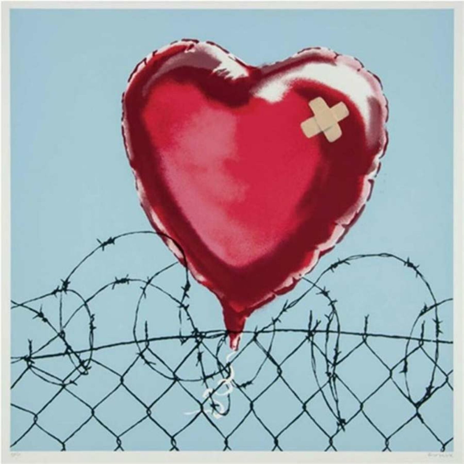 Love Hurts by Banksy, edition of 16, 2002