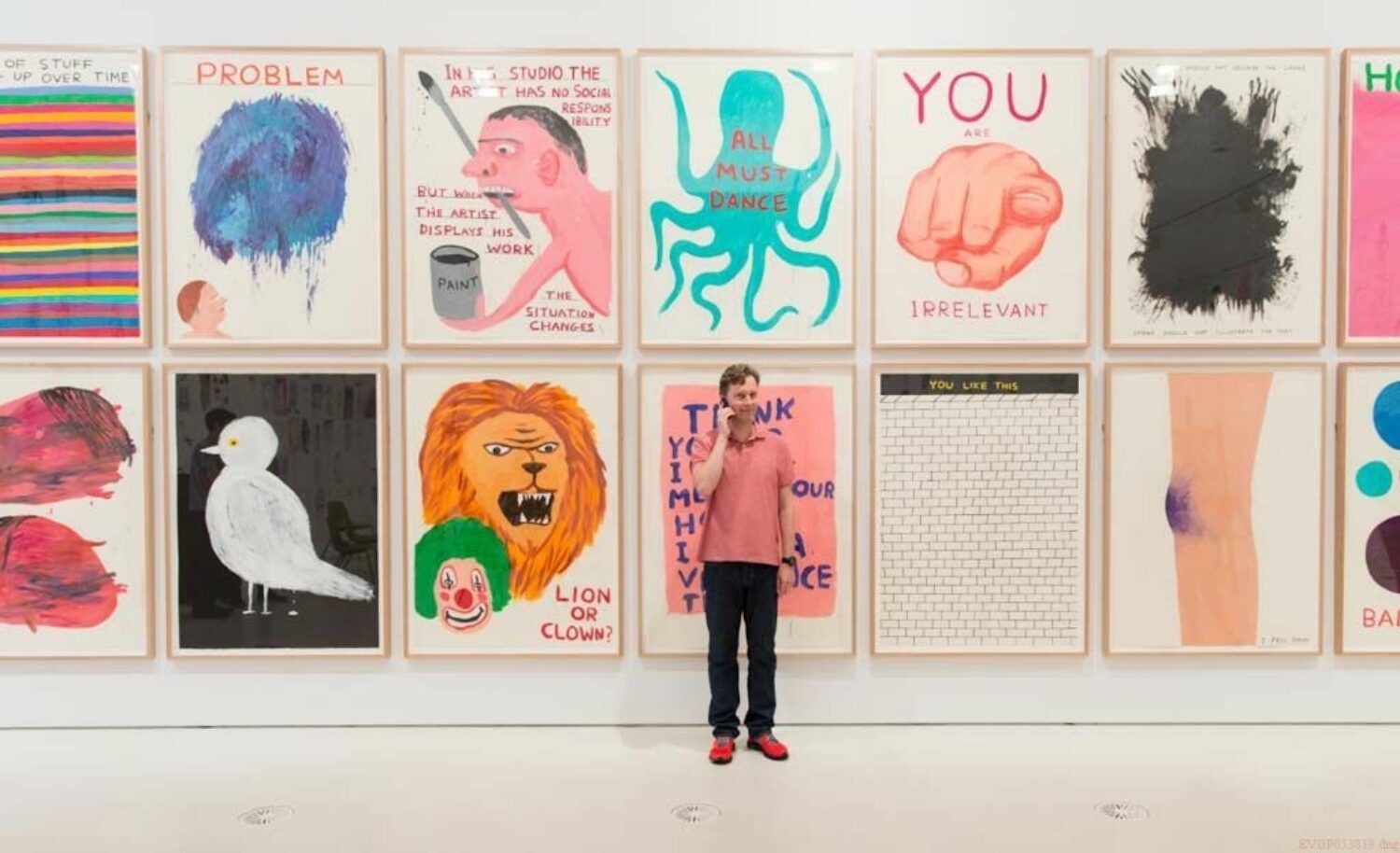 David Shrigley: Life and Life Drawing at National Gallery of Victoria.