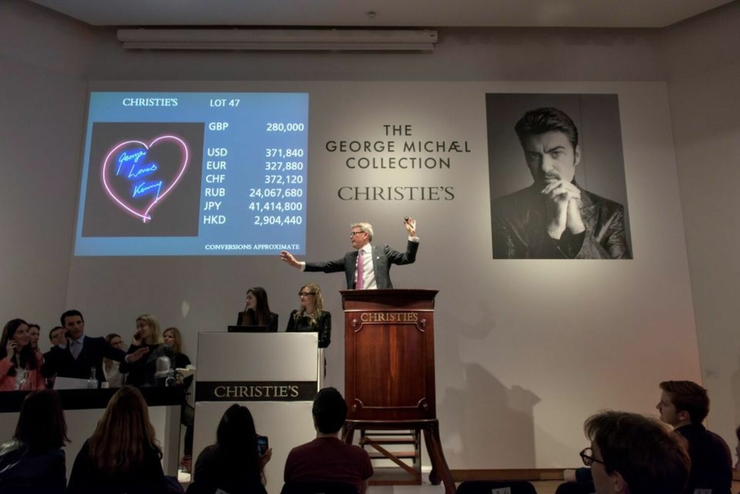 The George Micheal Collection goes under the hammer at Christie's