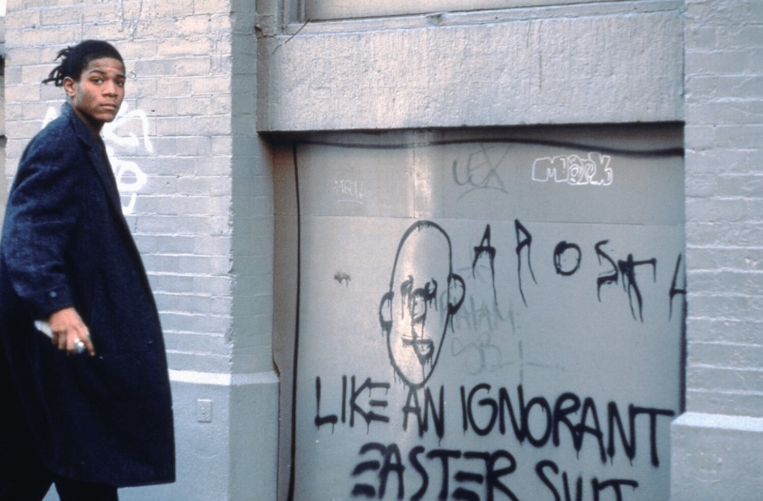 Jean-Michel Basquiat in Edo Bertoglio's 'Downtown 81' documentary.