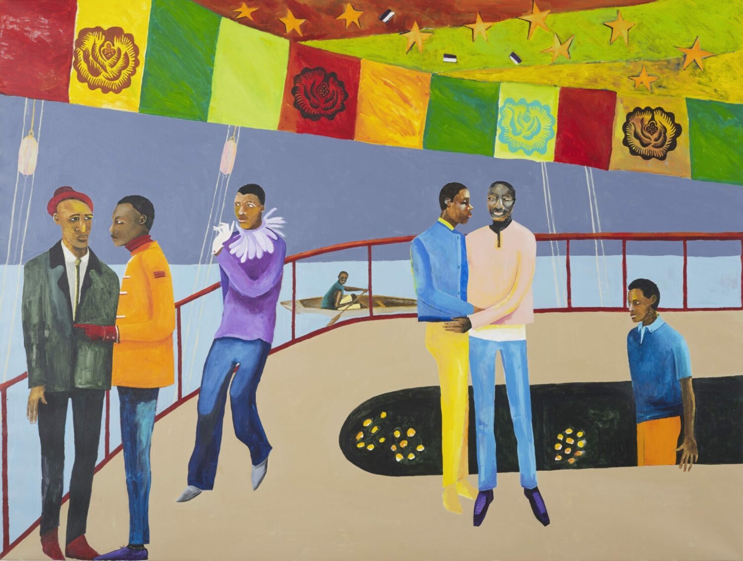 Lubaina Himid, Ball on Shipboard, 2018. Rennie Collection, Vancouver.