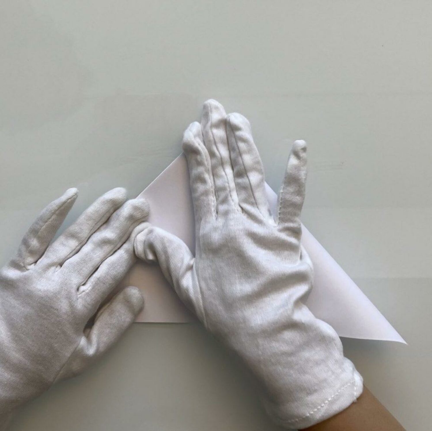 4. Fold corner protection pouches from A4 paper.