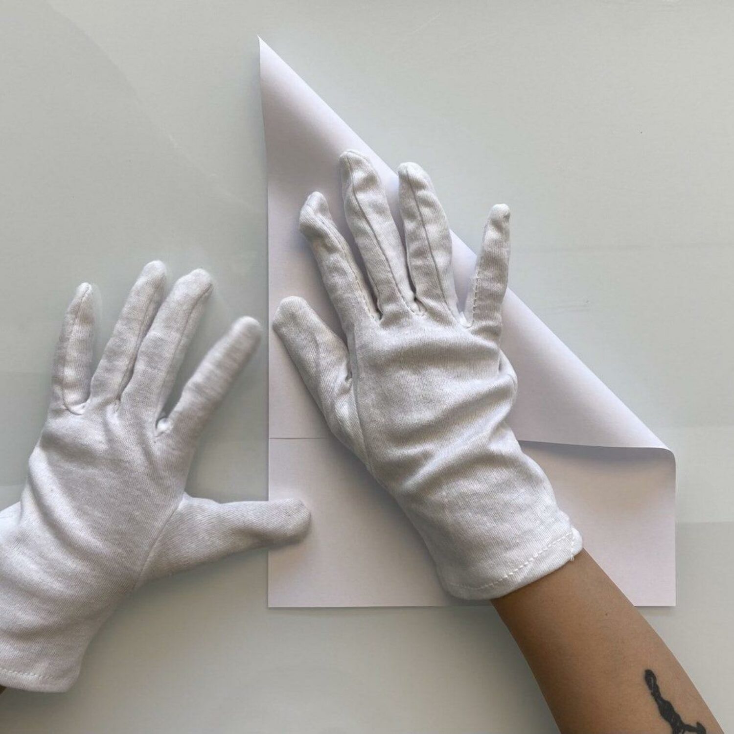 4. Fold corner protection pouches from A4 paper.