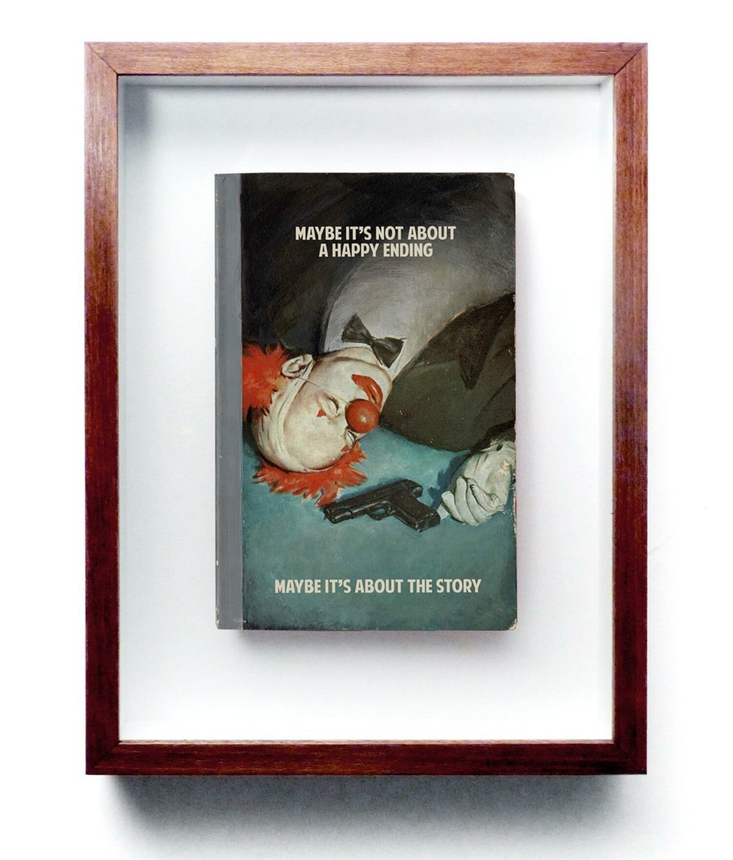 Two ways of framing the same picture - the high float works great for the smaller edition whilst the tray frame is great for the canvas hand-finished version