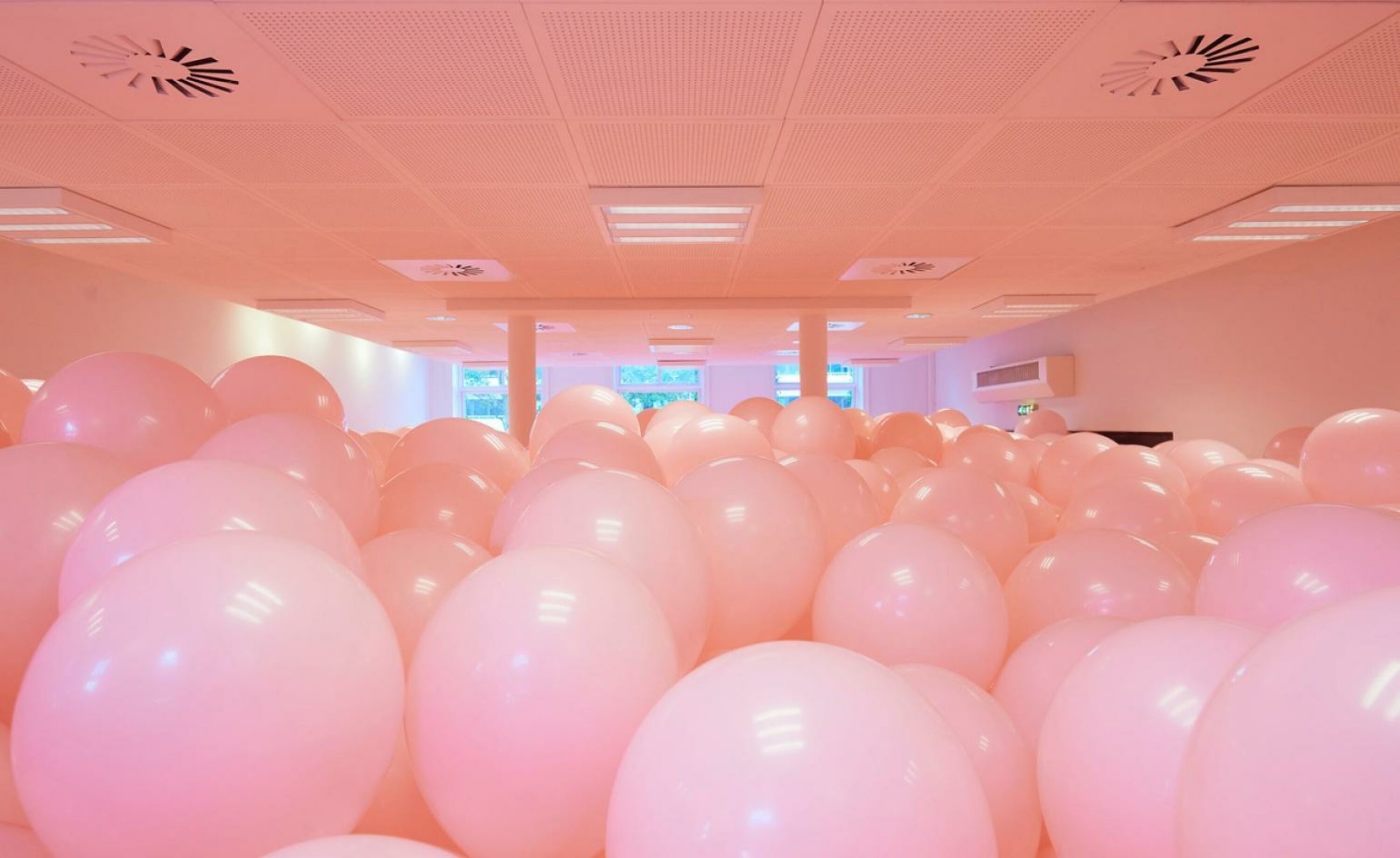 Half the Air In A Given Space by Martin Creed.