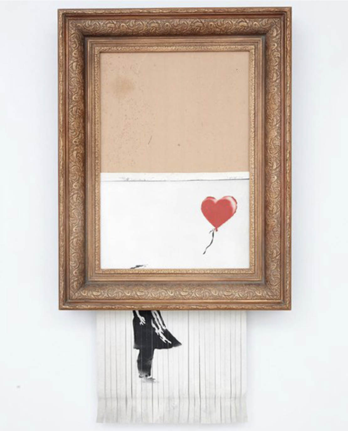 3. When the Art Shredded Itself – Banksy’s Girl with Balloon