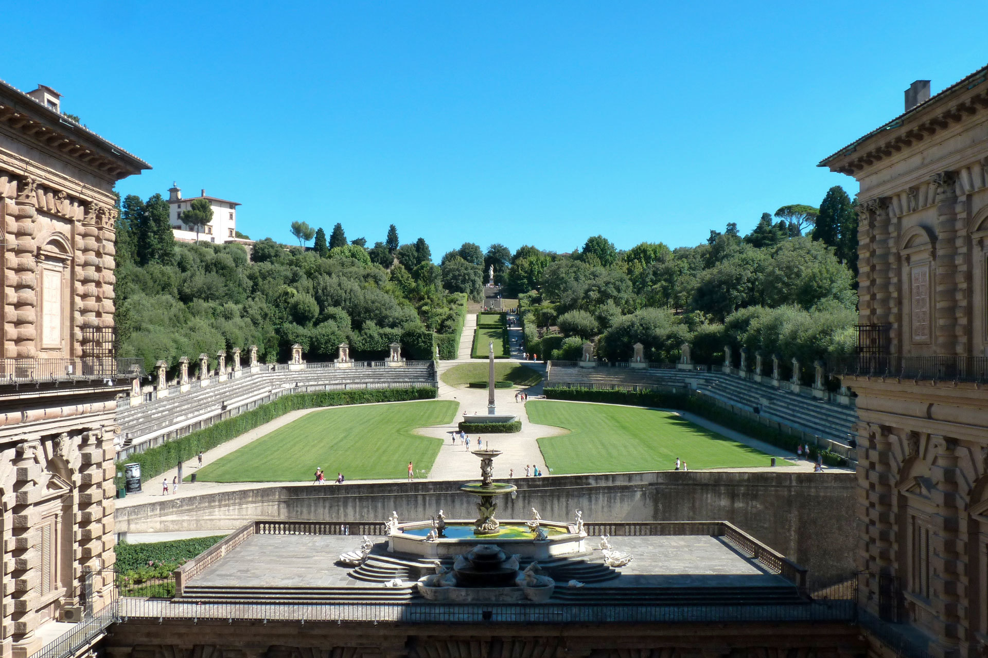 Giardino di Boboli, Florence. Originally designed for the Medici family, it opened to the public in 1766.
