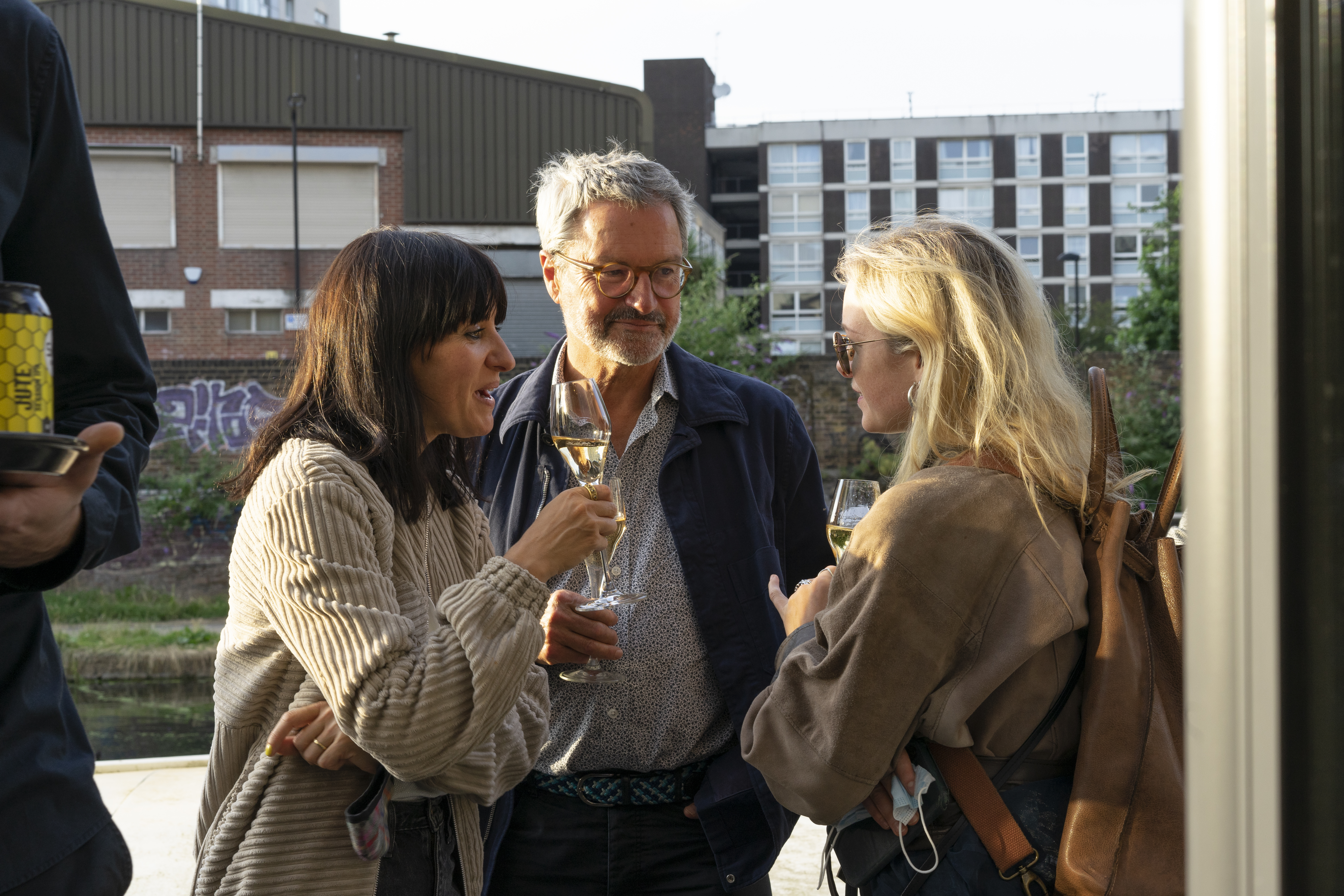 Hang-Up writer, Amanda Hyde with guests.