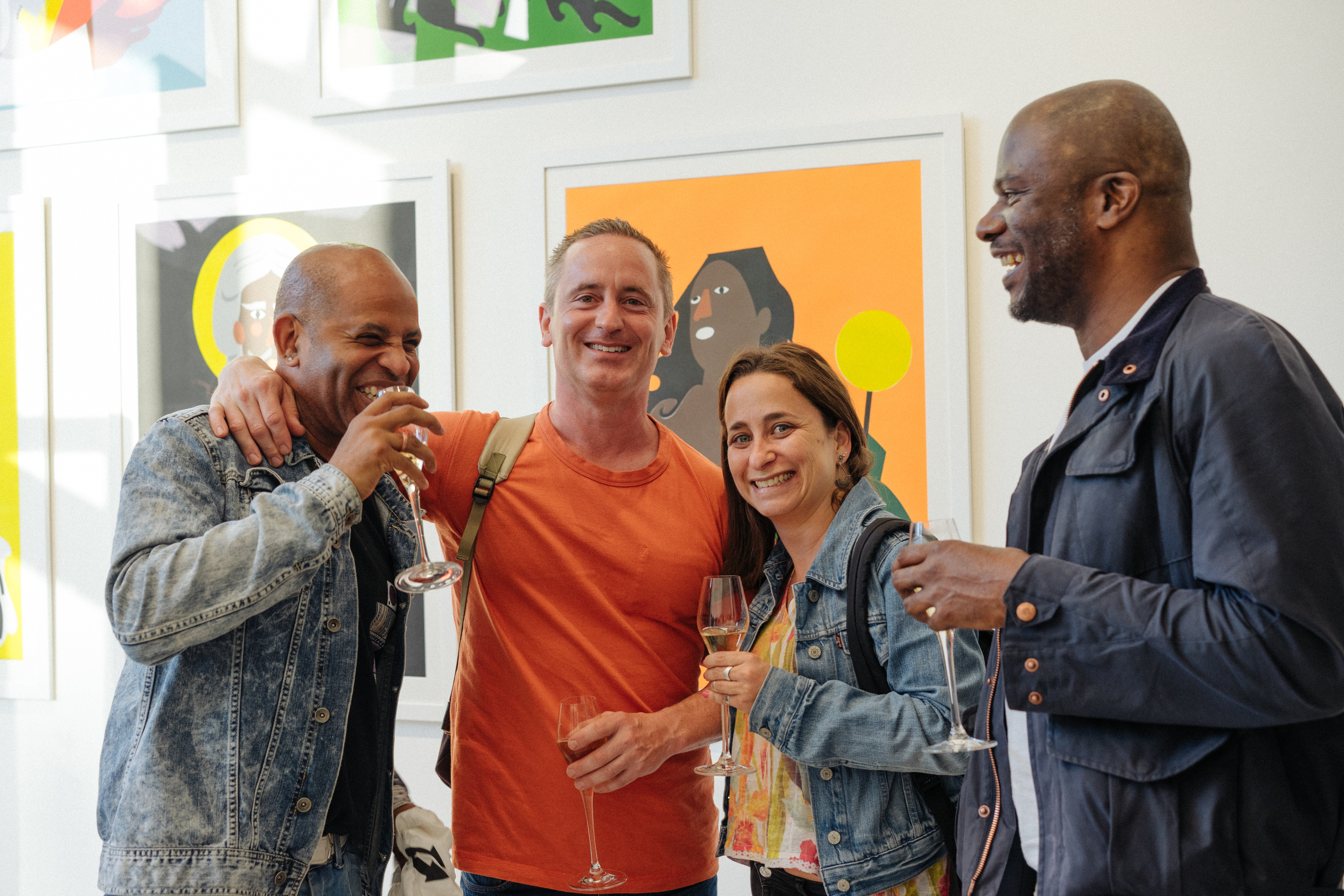 Game Changers private view, Hang-Up Gallery.