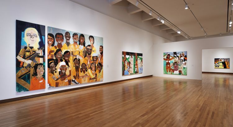 Nina Chanel Abney, Class of 2007, exhibition view, 30 Americans, Rubell Museum