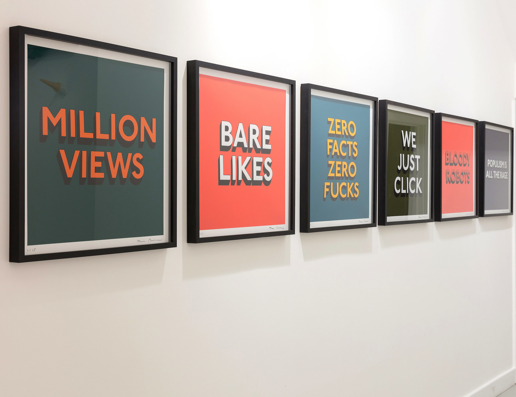 Tim Fishlock editions often have a white border around them so a box frame may work best