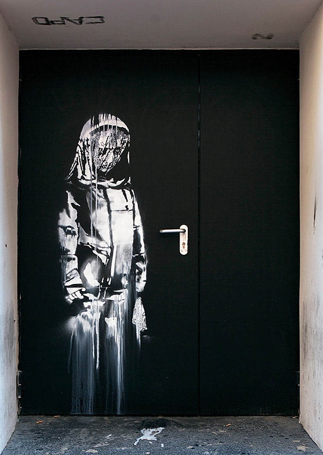 Banksy Bataclan Door Mural 2019