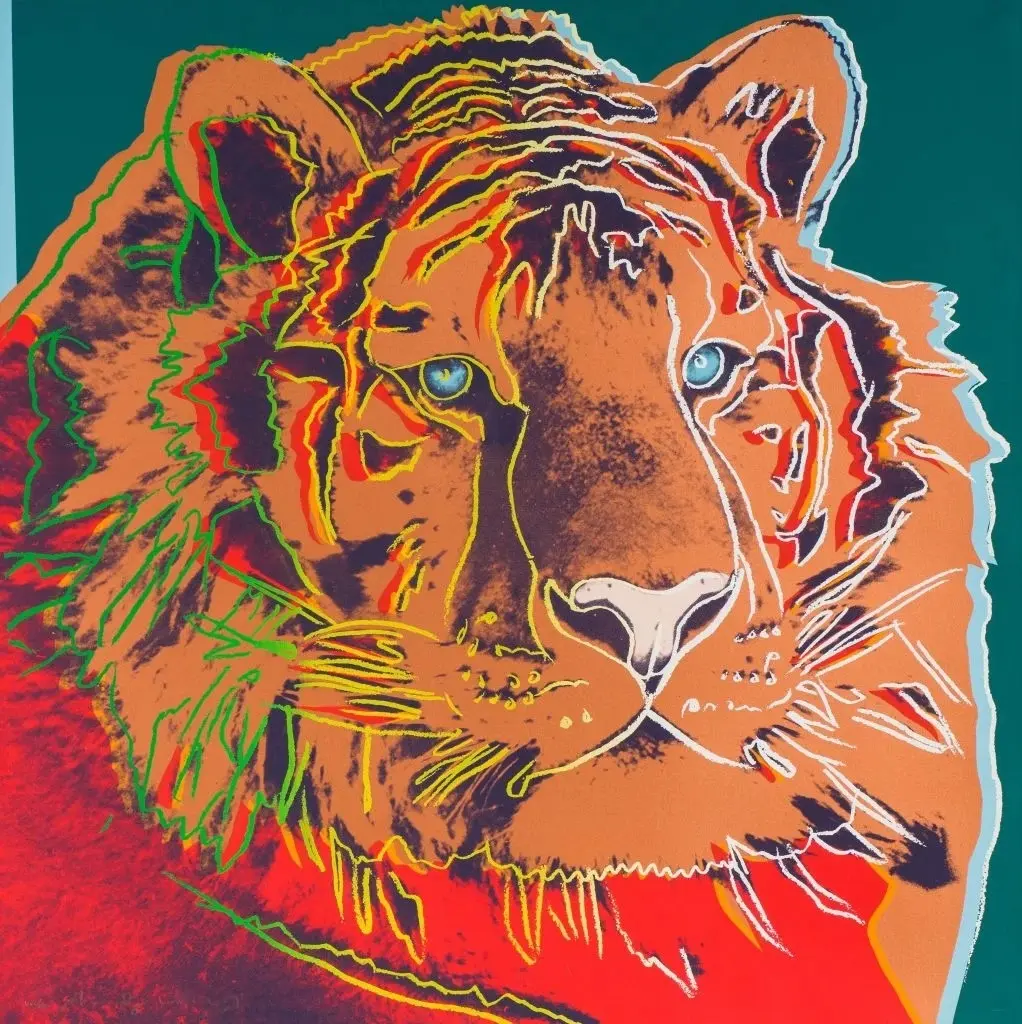Andy Warhol, Siberian Tiger (from "Endangered Species")