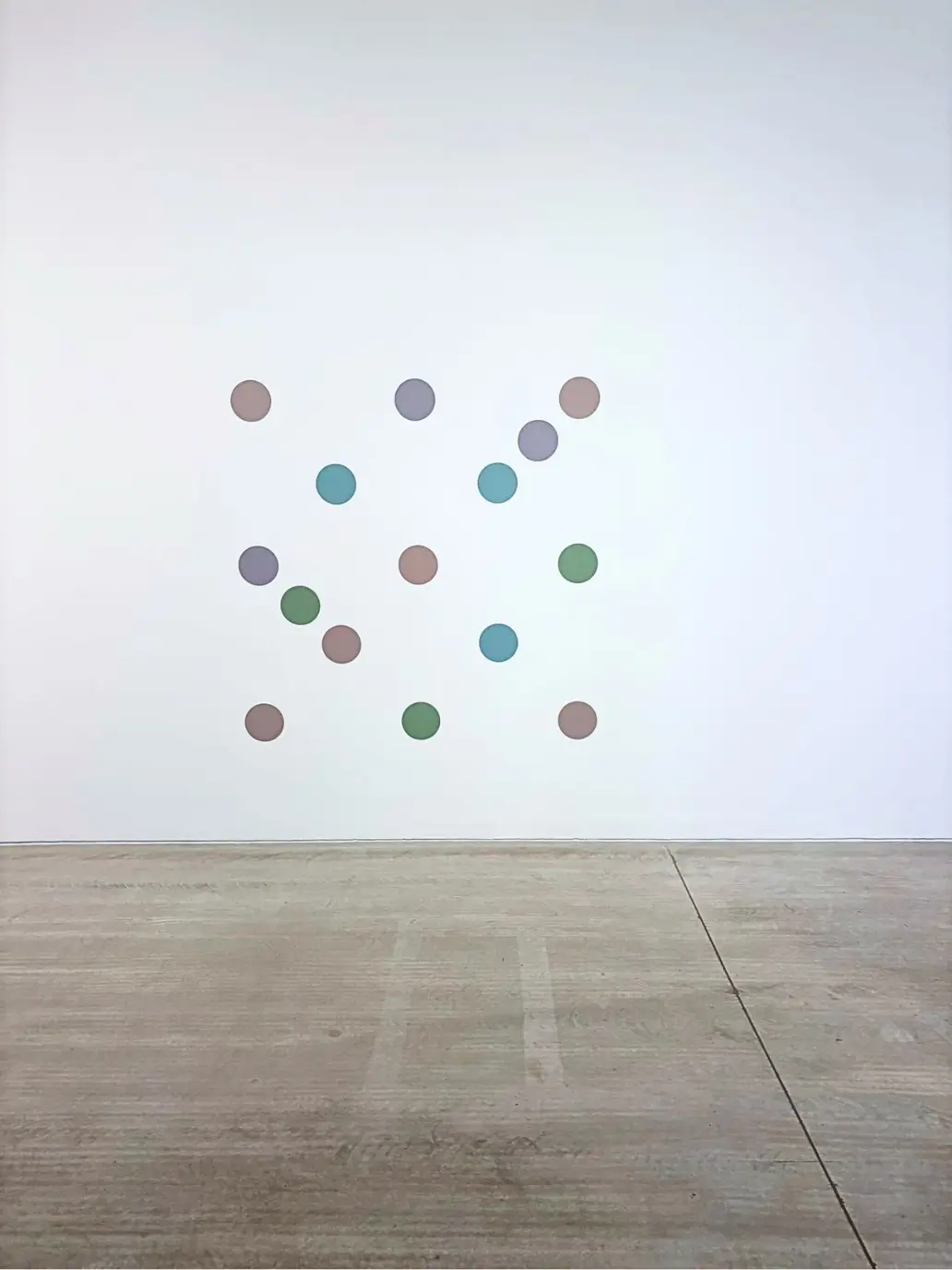 'Angel', 2022 - Wall painting form her exhibition 'Learning to See'