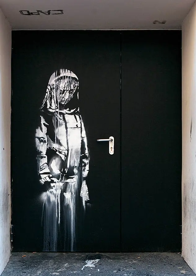 Banksy Bataclan Door Mural 2019
