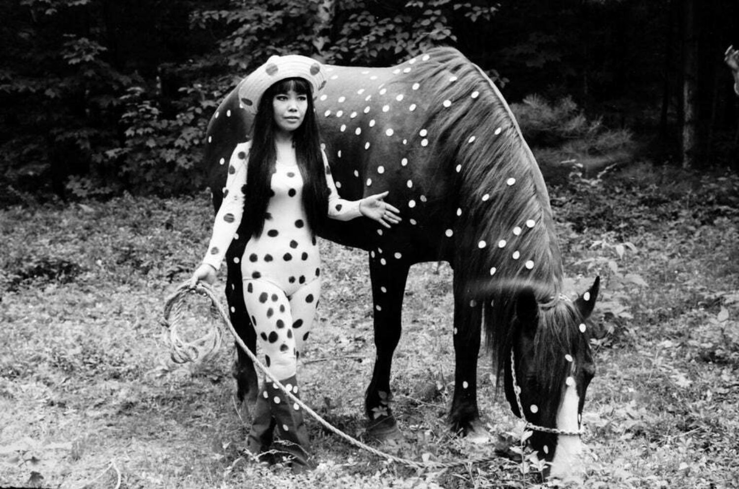Still from Yayoi Kusama’s film, Self-Obliteration, 1967