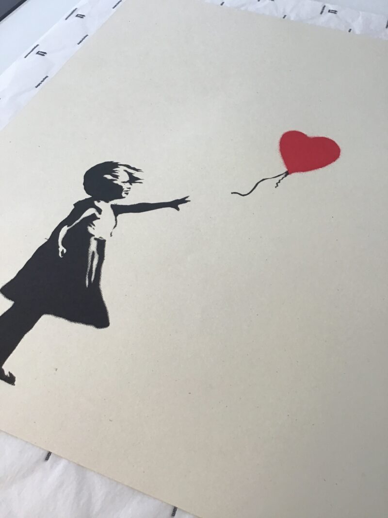 Girl With Balloon Unsigned details